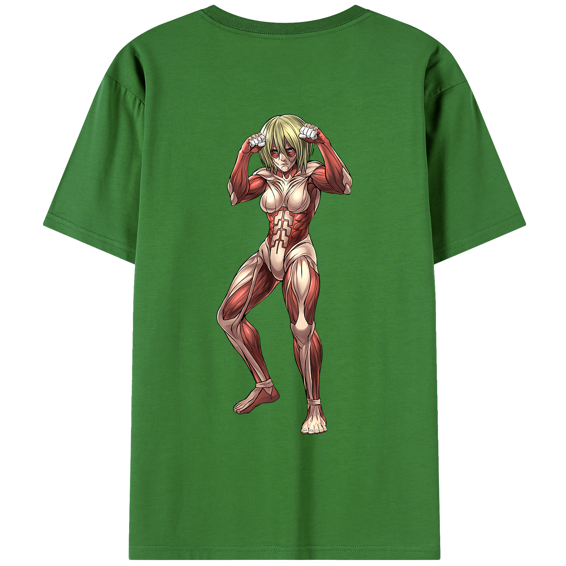 （画像用） 進撃の巨人 Attack on Titan レディース半袖Tシャツ(バックプリント)